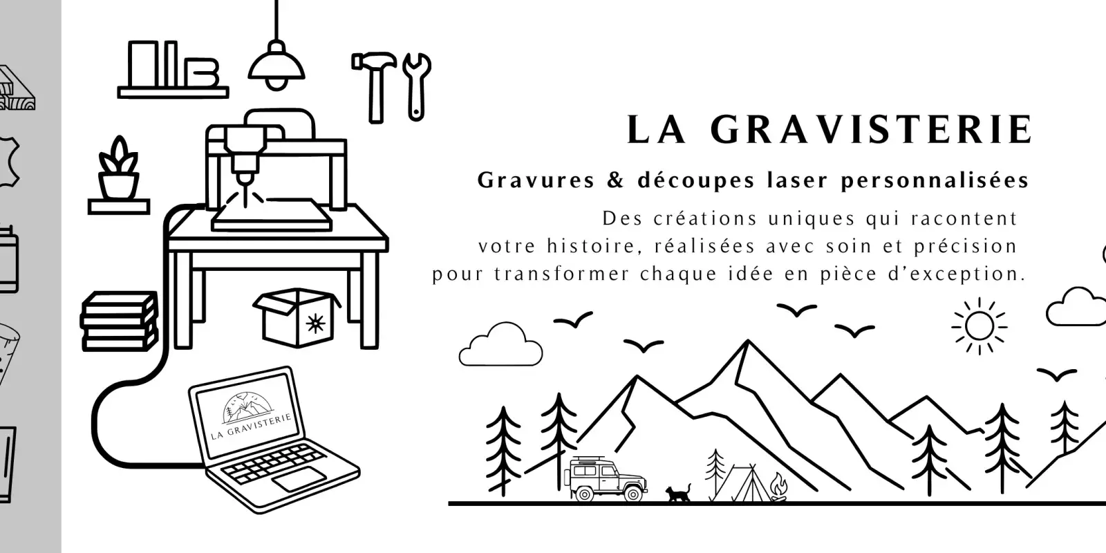 Bannière "La Gravisterie"